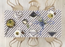 Lekkie kolory i minimum naczyń, to klucz do wiosennej aranżacji stołu. nakrycie stołu, aranżacja stołu