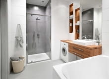 Coraz modniejsze stają się kabiny prysznicowe we wnękach - zastanych lub specjalnie w tym celu wykonanych. Nic dziwnego, bo to wygodne rozwiązanie. Po pierwsze, mamy mniej szklanych powierzchni do umycia, a po drugie, akcesoria można zamontować aż na trzech ścianach. Coraz modniejsze stają się kabiny prysznicowe we wnękach - zastanych lub specjalnie w tym celu wykonanych. Nic dziwnego, bo to wygodne rozwiązanie. Po pierwsze, mamy mniej szklanych powierzchni do umycia, a po drugie, akcesoria można zamontować aż na trzech ścianach.