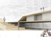 Wizualizacja zwycięskiego projektu z 2010 roku, Konkurs na projekt łazienki, Koło