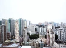 Projekt budownictwa mieszkalnego dla Hong Kongu. Horyzontalny plan mieszkania przełożono na trójpoziomowy moduł. Projekt budownictwa mieszkalnego dla Hong Kongu. Horyzontalny plan mieszkania przełożono na trójpoziomowy moduł.