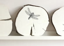 Transfer wydruku na drewno. dekoracje do domu