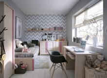 Roleta w pokoju młodzieżowym