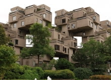 Habitat 67 w Montrealu. Proj. Moshe Safdie Habitat 67 w Montrealu. Proj. Moshe Safdie