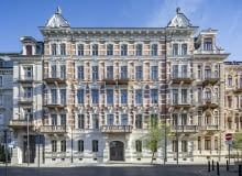 Elewacja kamienicy przy Foksal 13/15 Elewacja kamienicy przy Foksal 13/15