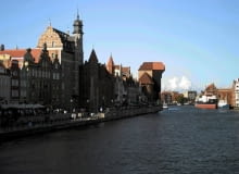 Gdańsk - widok na Motławę Gdańsk - widok na Motławę