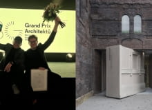Z lewej: Gala Grand Prix Architektů; Z prawej: Galeria Sztuki Współczesnej PLATO