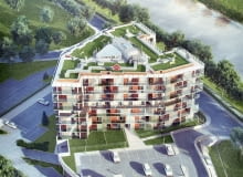 W siedmiopiętrowym budynku Stara Odra Residence powstanie 89 mieszkań o powierzchni od 28 do 120 m kw. Budynek Stara Odra Residence firmy Atal