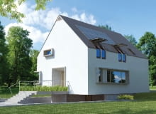 Projekt domu energooszczędnego Lumina Pracowni Projektowej Archipelag Projekt domu energooszczędnego Lumina Pracowni Projektowej Archipelag