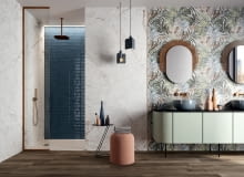 Ceramiczna tapeta do łazienki