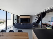 Y Duplex Penthouse, proj. Pitsou Kedem Architects apartament