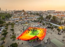 Mega Mat w Bangkogu. Instalacja MVRDV Mega Mat w Bangkogu. Instalacja MVRDV