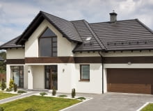 Dachówka ceramiczna Braas Turmalin, kolor antracytowy Dachówka ceramiczna Braas Turmalin, kolor antracytowy