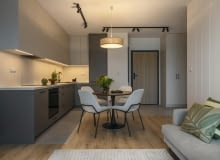 Mieszkanie pokazowe na warszawskiej Białołęce - projekt Decoroom Mieszkanie pokazowe na warszawskiej Białołęce - projekt Decoroom