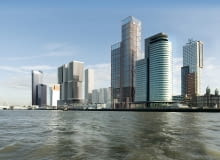 waterfront, rotterdam, port,