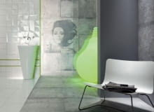 Dekor ścienny z kolekcji Berlin Tempelhof Maciej Zień zaprojektował kolekcję płytek dla Grupy Tubądzin