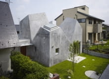 Dom w Yokohamie autorstwa Torafu Torafu, Japonia, beton, dom jednorodzinny