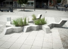 Ławki z betonu architektonicznego Ławki z betonu architektonicznego