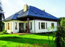 Dom murowany, parterowy, z użytkowym poddaszem i garażem OLYMPUS DIGITAL CAMERA