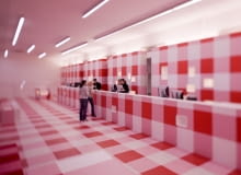 Punkt Informacji Turystycznej w Linz, projekt Caramel Architekten. przestrzeń miejska, konkurs, mała bryła, mała architektura