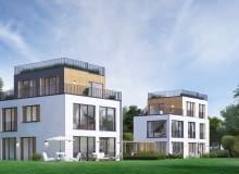 Kameralne Orłowo - widok na osiedle. Proj. MANIFEST ARCHITEKTURA Andrzej Marek.