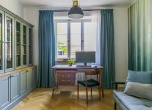 Dom w stylu dworkowym i eklektyczne wnętrza