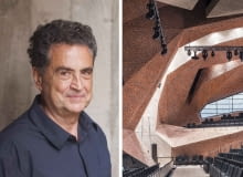 Z lewej: Fernando Menis; Z prawej: CKK Jordanki w Toruniu Z lewej: Fernando Menis; Z prawej: CKK Jordanki w Toruniu