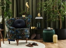 Pokój w stylu glamour