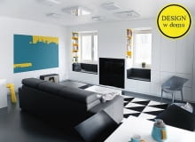 Mieszkanie w Katowicach; proj. MUSK Collective Design. Warto zwrócić uwagę na dwa siedziska pod oknami! mieszkanie w katowicach, design w domu, jasne mieszkanie