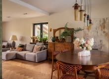 Eklektyczna metamorfoza wnętrz domu - projekt pracowni Hanna Pietras Architects Eklektyczna metamorfoza wnętrz domu - projekt pracowni Hanna Pietras Architects