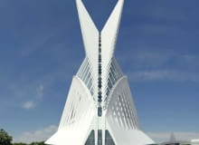 Najnowszy projekt Santiago Calatravy - Agora w Walencji hiszpania, walencja, calatrava, projekt, konstrukcja, architektura