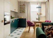 Kolorowa aranżacja mieszkania we Wrocławiu projektu Finch Studio