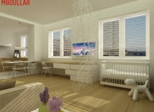 kawalerka, wnętrza, porady architekta, projekty mieszkań