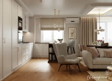 Projekt aranżacji mieszkania dla młodej kobiety