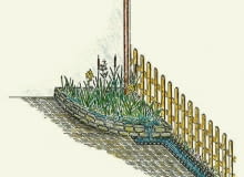 W miniogródku wodnym sadzimy kosaciec żółty, strzałkę wodną, łączeń, tatarak i pałki. DESZCZOWKA PODLEWANIE ROSLINNA OCZYSZCZALNIA WODY RYS. AGNIESZKA SYGA PUBLIKACJA KWIETNIK NR 6 (126) - 6.2005 SLOWA KLUCZOWE: OGRODNICTWO EKOLOGIA WODA