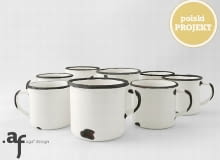 Kubek "Tak, Jestem z Ceramiki" od Agaf Design Agaf Design, polski projekt, polski design, ceramika, naczynia