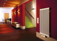 Grzejniki dekoracyjne najczęściej podłączane są do instalacji grzewczej od dołu Grzejniki dekoracyjne