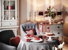 <B>Każdy powód jest dobry, aby okazać serce bliskiej osobie - naszym zdaniem warto to robić nie tylko na walentynki. Niech romantyczny wieczór przy świecach i pięknie nakrytym stole stanie się miłą tradycją.</B> <BR />Najważniejszy jest nastrój. Włóżmy świece do pięknych świeczników i zapalajmy je co wieczór. Ich delikatne światło to mistrz w tworzeniu romantycznej atmosfery. 21.08.2010 WARSZAWA SESJA WNETRZE , SESJA KOLOR WZOR NA ZDJECIU POKOJ , KUCHNIA STYLIZACJA JOANNA PLACHECKA DLA CZASOPISMA CZTERY KATY FOT. ARKADIUSZ SCICHOCKI / AGENCJA GAZETA SLOWA KLUCZOWE: walentynki