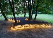 Lewitujący teatr w Bronicach-Kolonii; proj. Unism Studio Lewitujący teatr w Bronicach-Kolonii; proj. Unism Studio