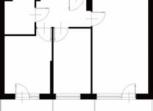 Projektowanie wnętrz. 49,6 m kw. trzypokojowe dla 3 osób Projektowanie wnętrz. 49,6 m kw. trzypokojowe dla 3 osób