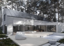 Projekt domu jednorodzinnego pod Łodzią Projekt domu jednorodzinnego pod Łodzią