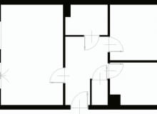 Projektowanie wnętrz. 56,1 m kw. dwupokojowe dla trzech osób Projektowanie wnętrz. 56,1 m kw. dwupokojowe dla trzech osób