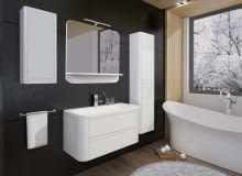 białe meble łazienkowe