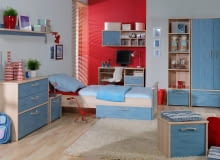 MEBLE DZIECIĘCE. System Nodo marki Forte: komoda - 419 zł, szafka nocna - 159 zł, półka wisząca - 79 zł, łóżko - 439 zł, szuflada na pościel - 139 zł, biurko - 409 zł, szafka wisząca - 199 zł, regał - 329 zł, szafa - 719 zł. Cena zestawu: 2891 zł. MEBLE DZIECIĘCE. System Nodo marki Forte: komoda - 419 zł, szafka nocna - 159 zł, półka wisząca - 79 zł, łóżko - 439 zł, szuflada na pościel - 139 zł, biurko - 409 zł, szafka wisząca - 199 zł, regał - 329 zł, szafa - 719 zł. Cena zestawu: 2891 zł.