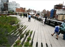 Otwarcie High Line - pierwszej zielonej estakady w Nowym Jorku. nowy jork, high line,