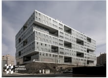 Celosia Building w Madrycie projektu MVRDV oraz Blanca Lleó, czyli transformacja tradycyjnego kwartału miejskiego architektura, bloki, madryt, mvrdv, hiszpania, beton, budynek