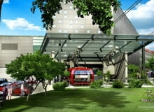 Kolej gondolowa we Wrocławiu.