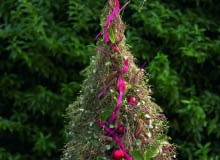 Nietypowa miniaturowa choinka