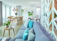 Światło i przestrzeń - aranżacja 74-metrowego apartamentu Światło i przestrzeń - aranżacja 74-metrowego apartamentu