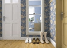 Niektóre pomieszczenia, najczęściej przedpokój, garderoba lub wydzielony w pokoju aneks do pracy albo spania, nie mają okien. Jak je doświetlić, żeby w ciągu dnia nie trzeba było zapalać lamp? Nasi projektanci znaleźli ciekawe rozwiązania. <BR > Nasza propozycja polega na wybiciu wewnętrznego okna w ściance działowej pomiędzy przedpokojem a jednym z pokoi. Takie rozwiązanie warto też wziąć pod uwagę wtedy, gdy planujemy wydzielenie jakiegoś dodatkowego pomieszczenia. Stawiając nowe ścianki z płyty gipsowo-kartonowej lub cegieł, od razu zróbmy w nich otwór na okno, przez które do ciemnego wnętrza będzie wpadało światło dzienne. Dzięki wewnętrznemu oknu w przedpokoju jest widno przez większą część dnia.