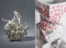 Michael Flynn i Jeroen Bechtold porcelana, wystawa